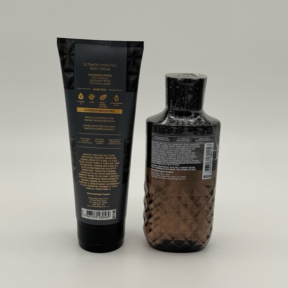 Bath & Body Works Vanilla Noir Men’s Collection Body Care Gift Set NWT - Picture 2 of 3
